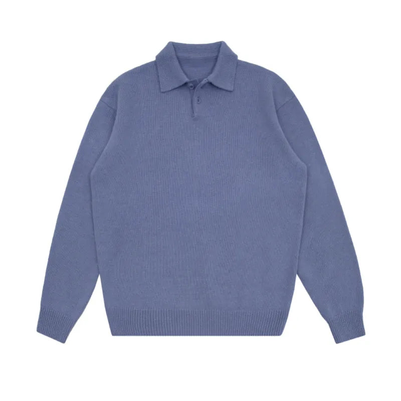 Men's Casual Lapel Fall Sweater