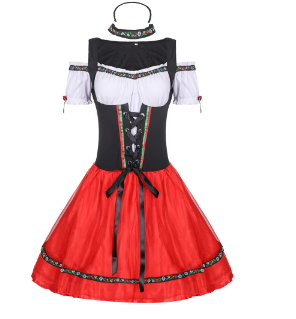 Halloween Oktoberfest Beer Girl Costume