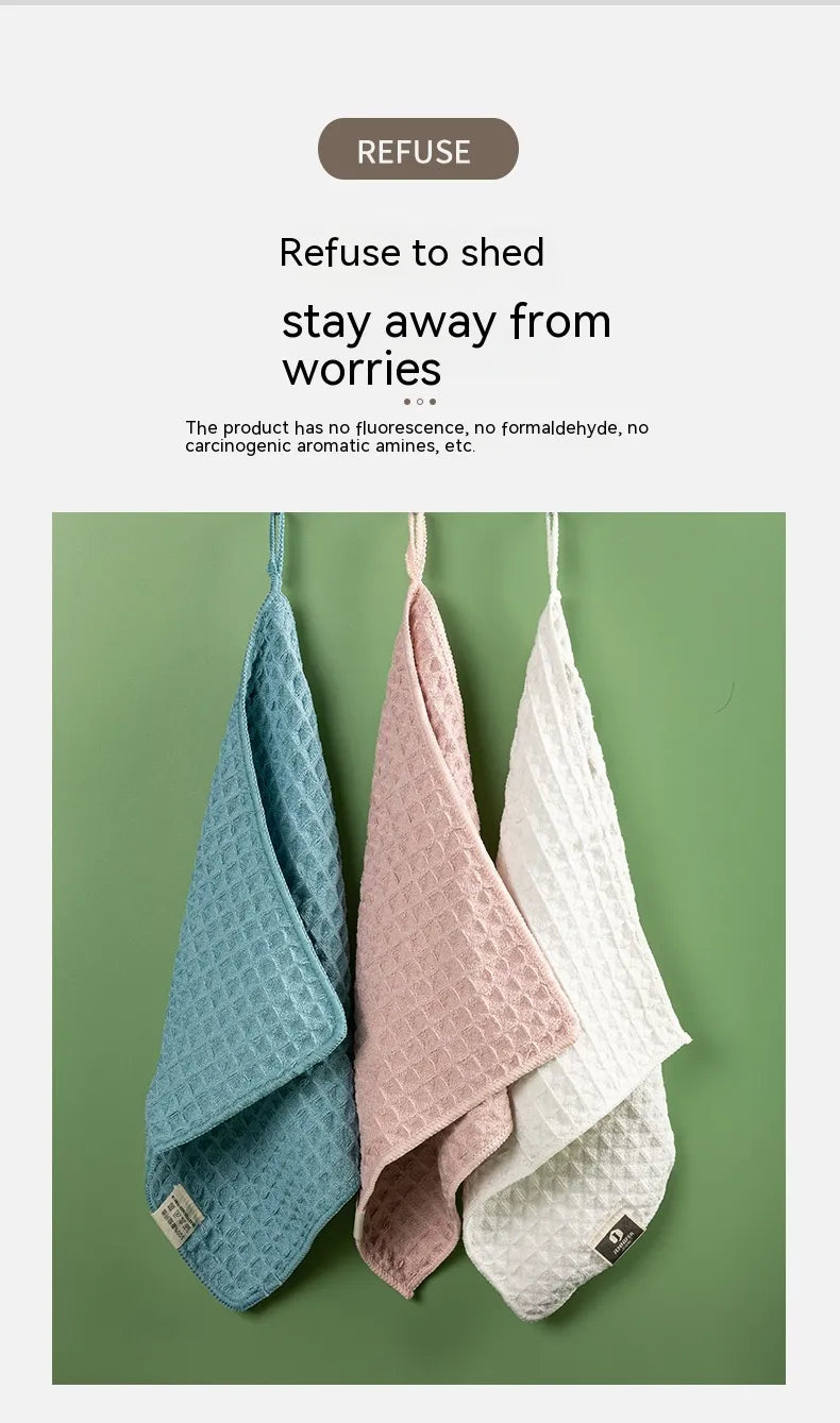 Waffle Microfibre Towel | Skin-Friendly & Lint-Free