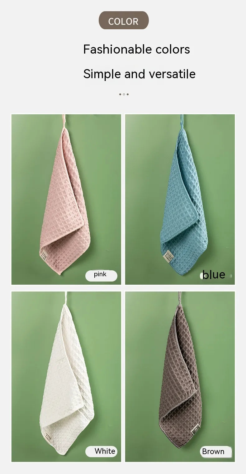 Waffle Microfibre Towel | Skin-Friendly & Lint-Free