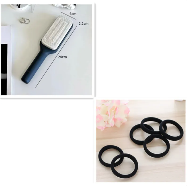 4-in-1 Self-Cleaning Hair Brush with Scalp Massage & Anti-Static