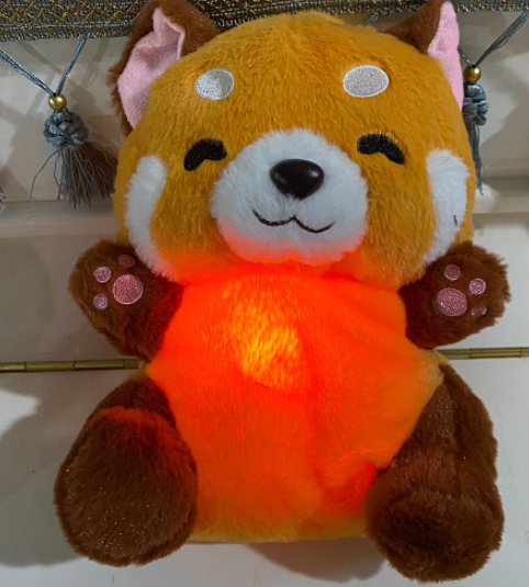 Red Panda Plush Toy | Musical Lights & Breathing