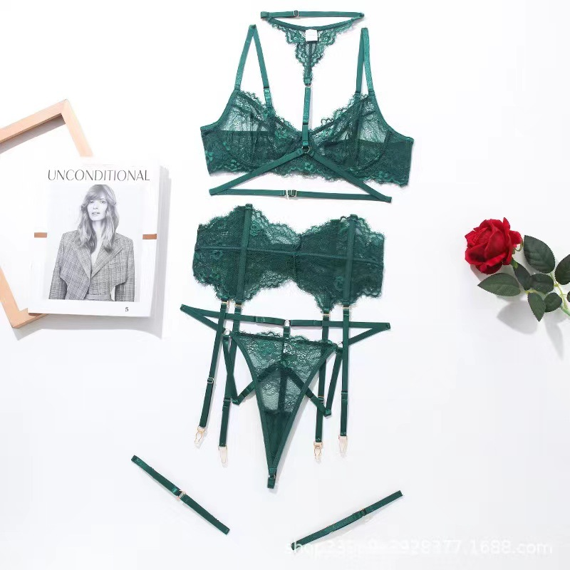 Halter Garter Lingerie Set