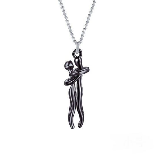 Affectionate Hug Necklace for Couples