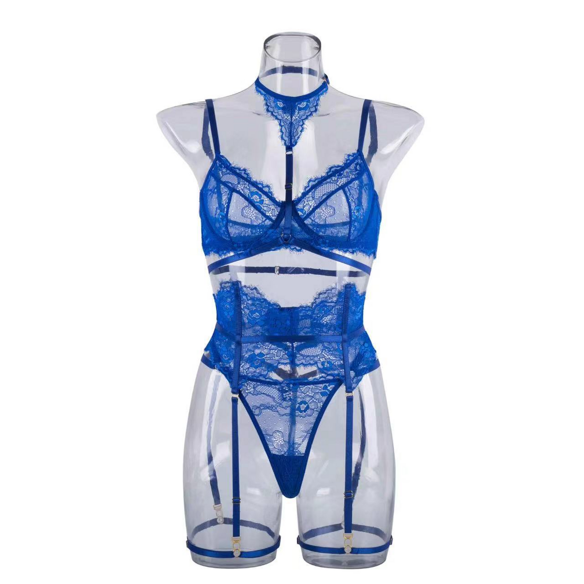 Halter Garter Lingerie Set