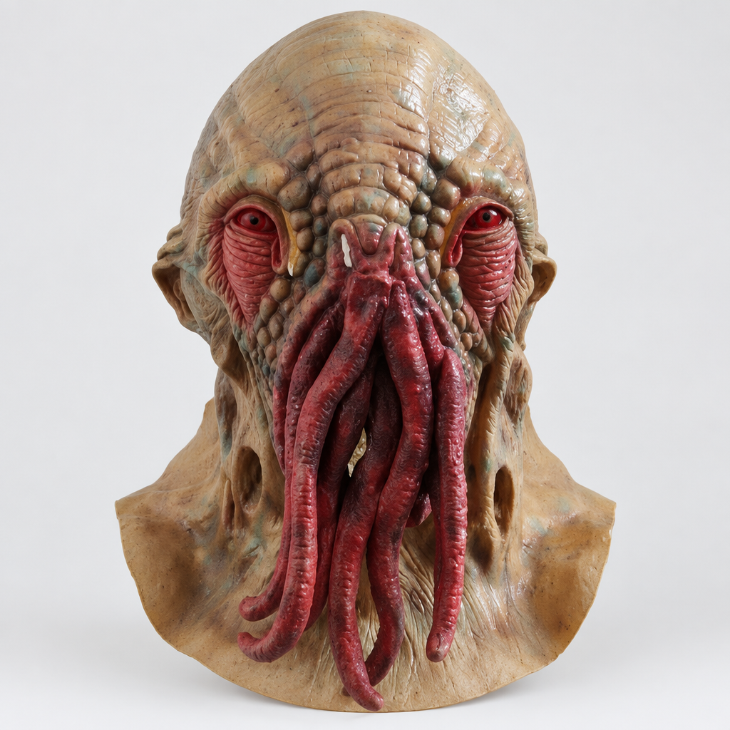 Clean horror mask product shot