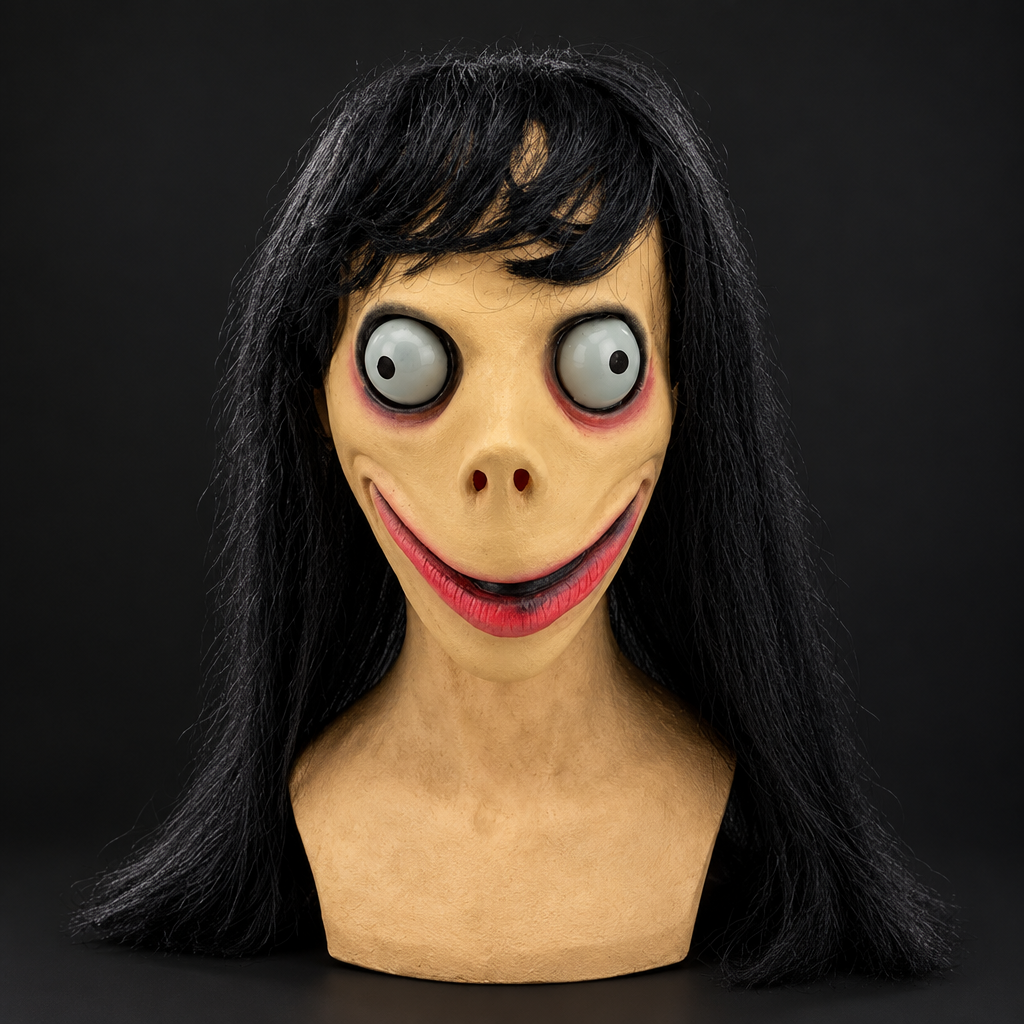 Clean scary birds mask product shot