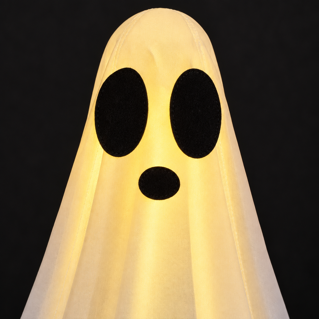 Close-up ghost decoration detail