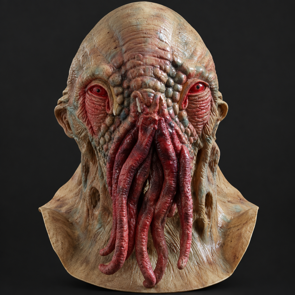 Close-up mask detail