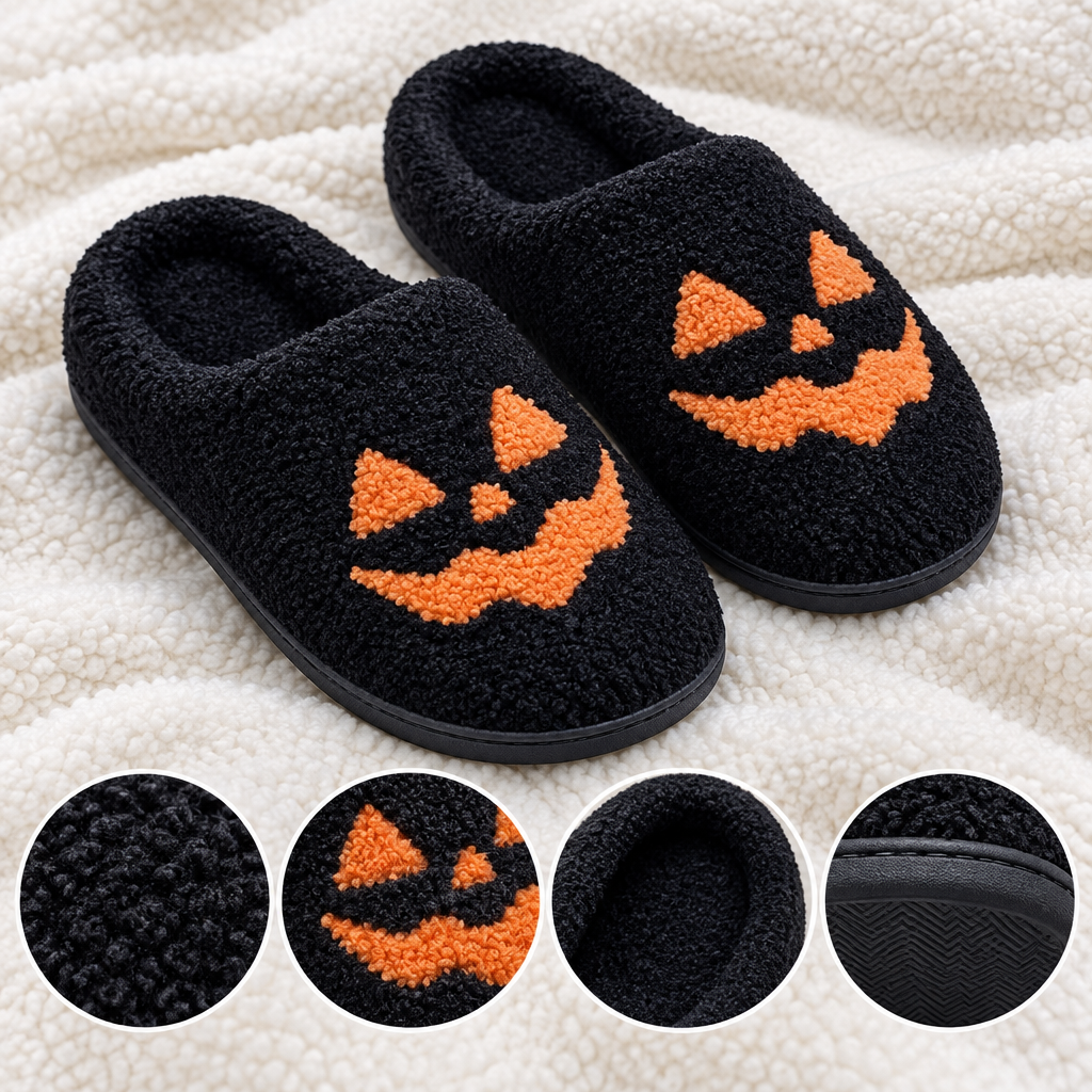 Close-up slipper detail