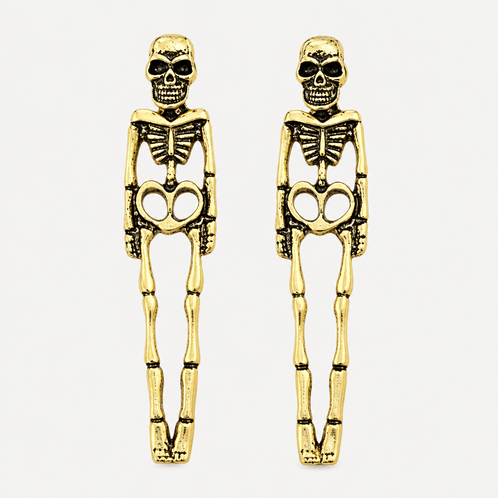 Gold Halloween earrings product image
