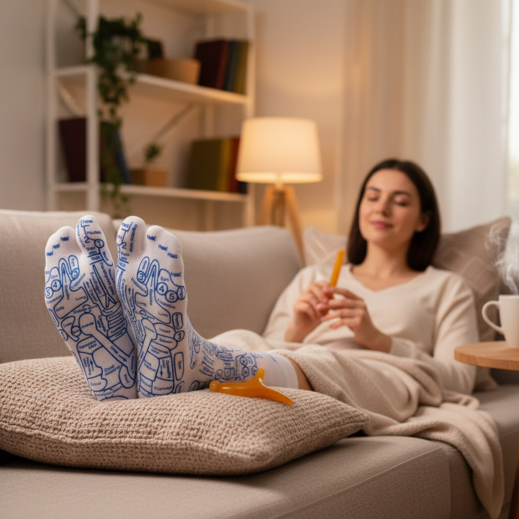 Lifestyle reflexology socks