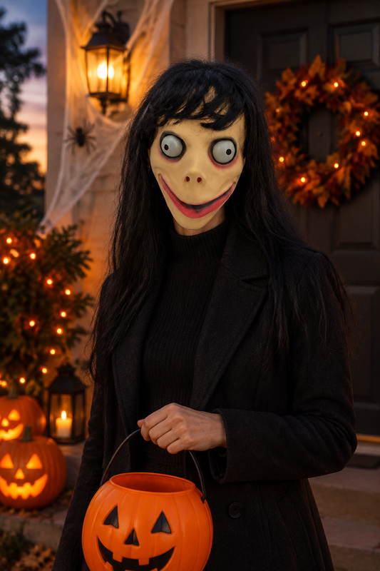 Outdoor Halloween doorway image