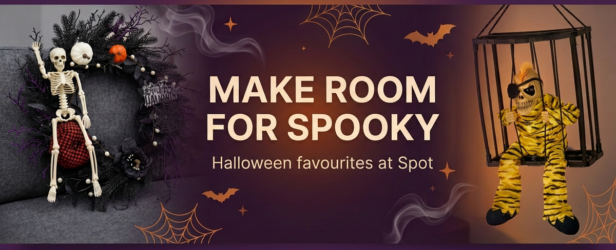 Spot Halloween homepage banner
